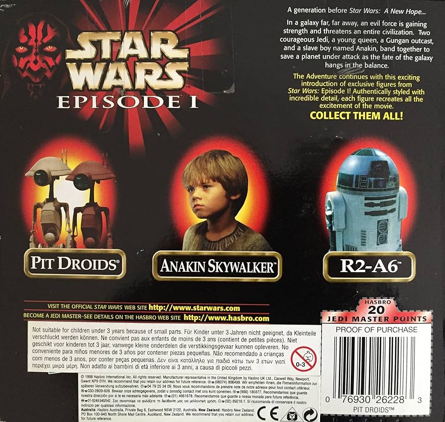 ハズブロ STARWARS ep.1 ピットドロイド2体セット Amazon.com: Star Wars: Episode I Pit Droids Action Figure